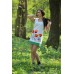 Embroidered dress "Poppies Mini" white